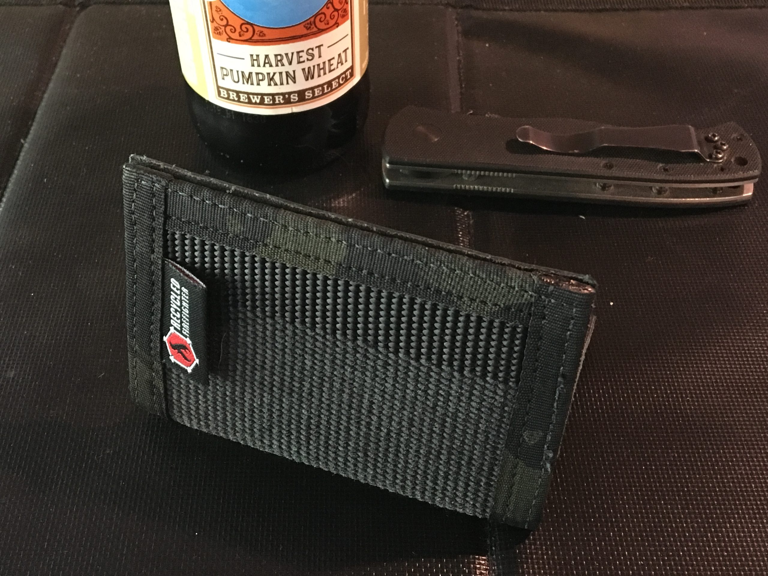 Recycled Firefighter Front Pocket BiFold Wallet