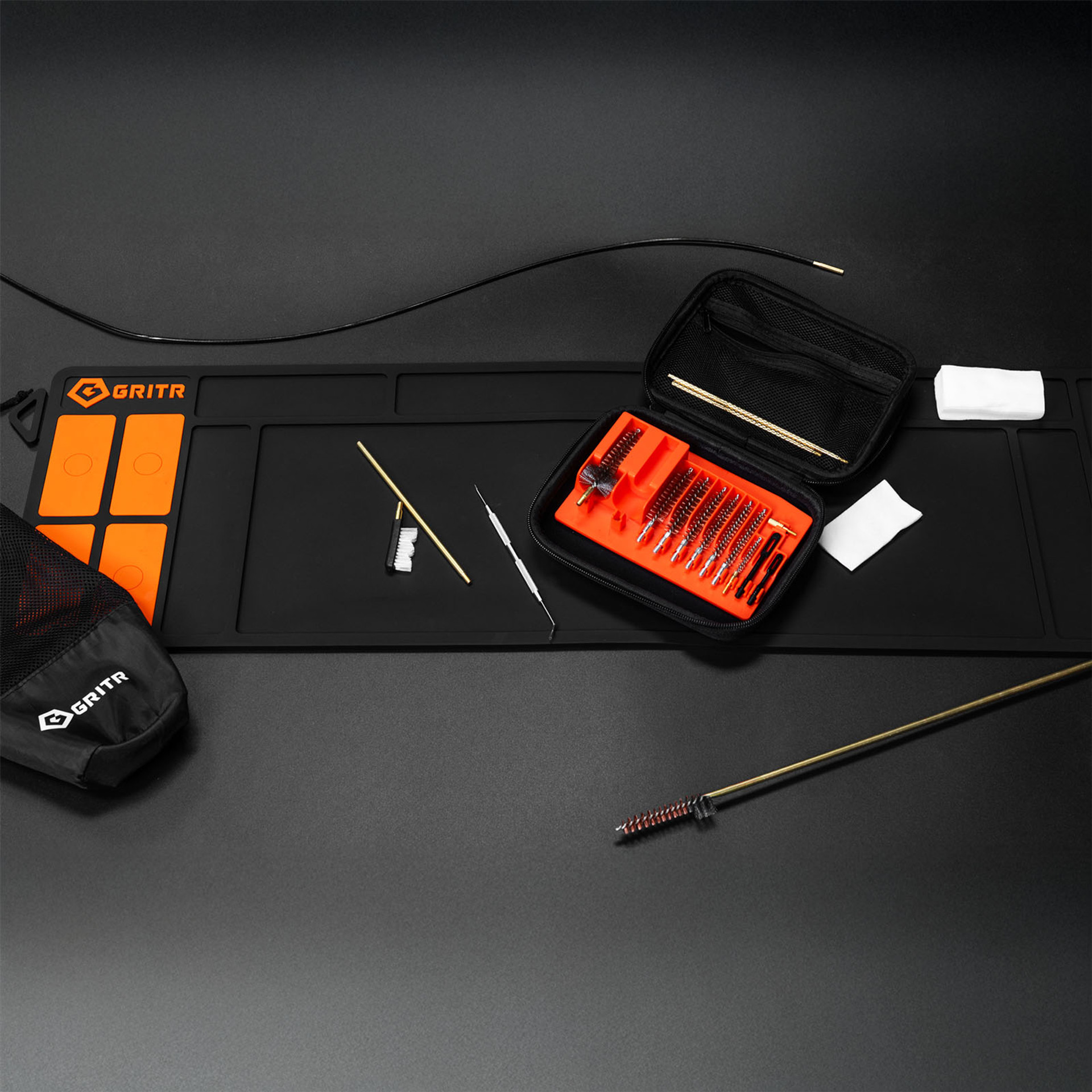 Clean Like a Pro with the GRITR Magnetic Gun Cleaning Mat