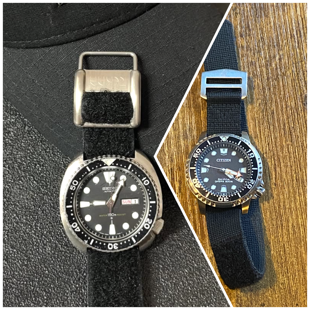 Evolution of the Hook-and-Loop Dive Watch Strap