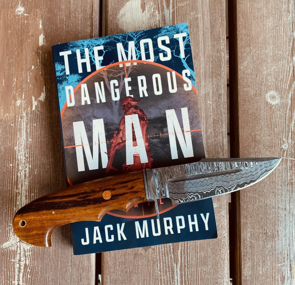 Cover of The Most Dangerous Man by Jack Murphy featured in a review discussing the novel's survival thriller storyline and military realism.