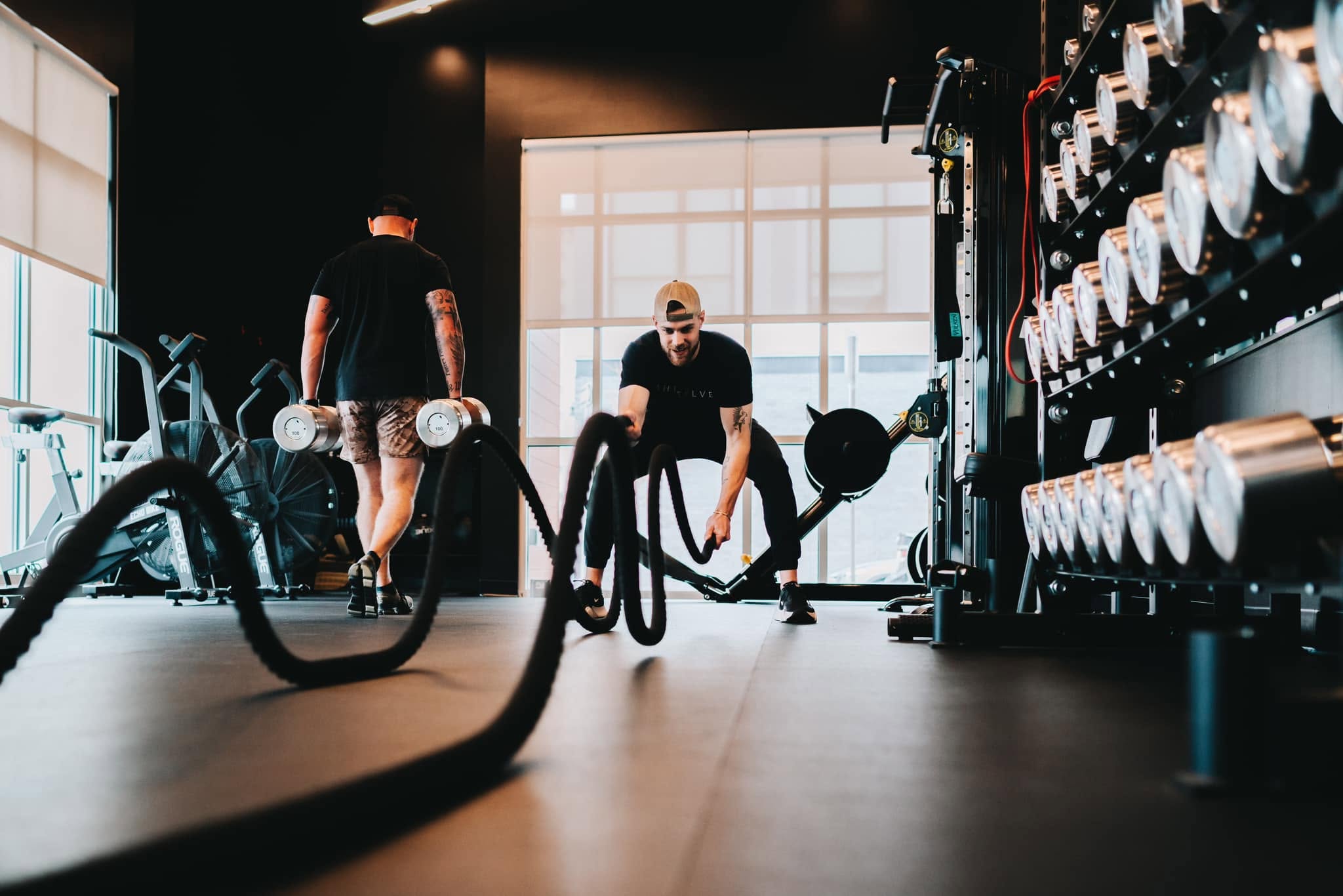 working out at the arrow concepts training center